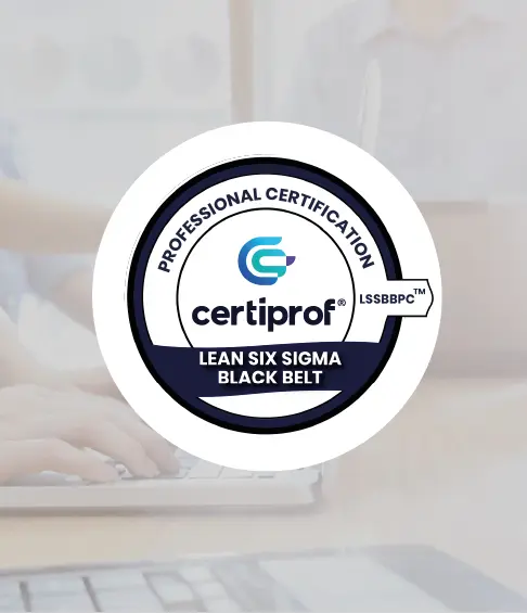 Curso Lean Six Sigma Black Belt Certification - LSSBBPC